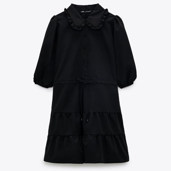 NWT ZARA Collar Mini Dress - Picture 2 of 9